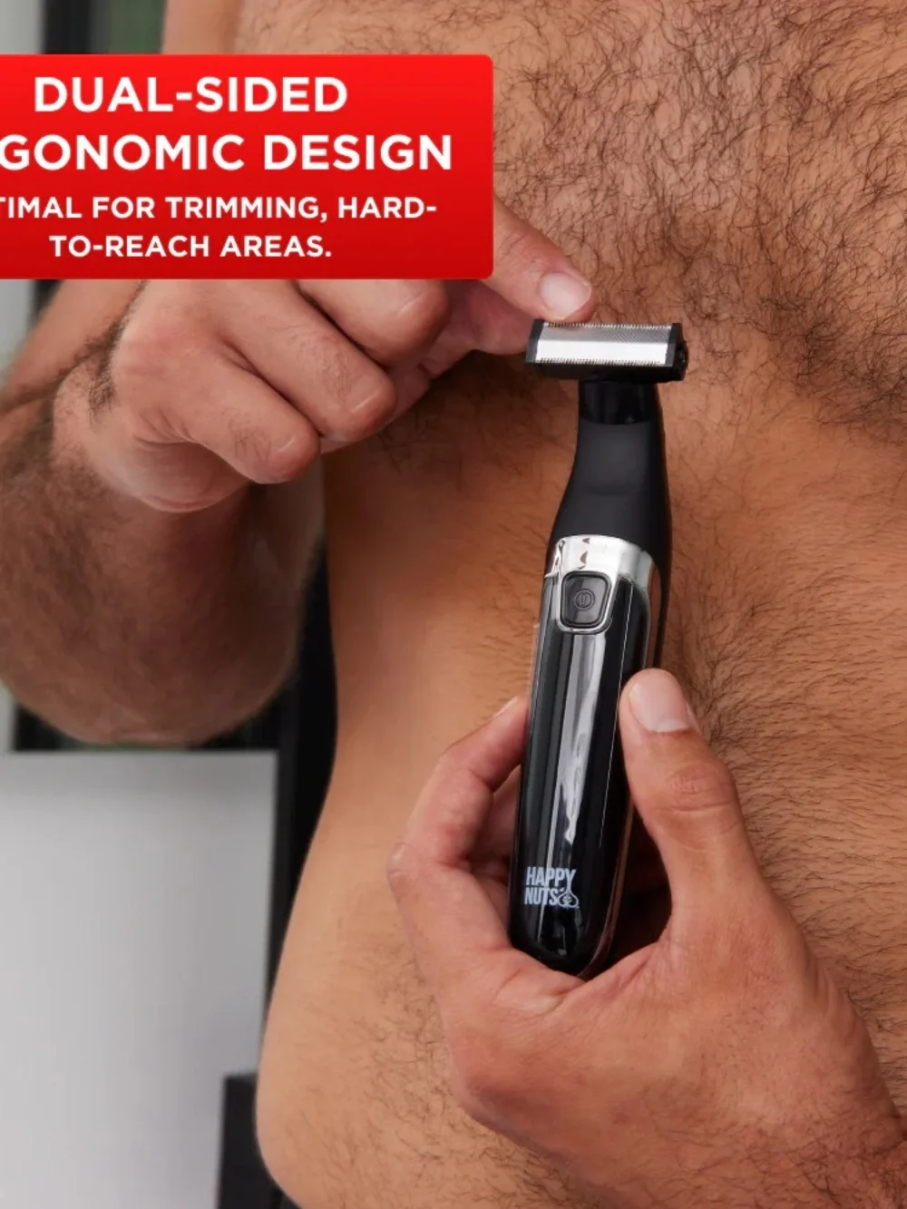 Happy Nuts The Ballber Electric Hair Trimmer - Red